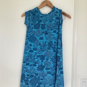 Tori Richard newer realest blue coral pattern